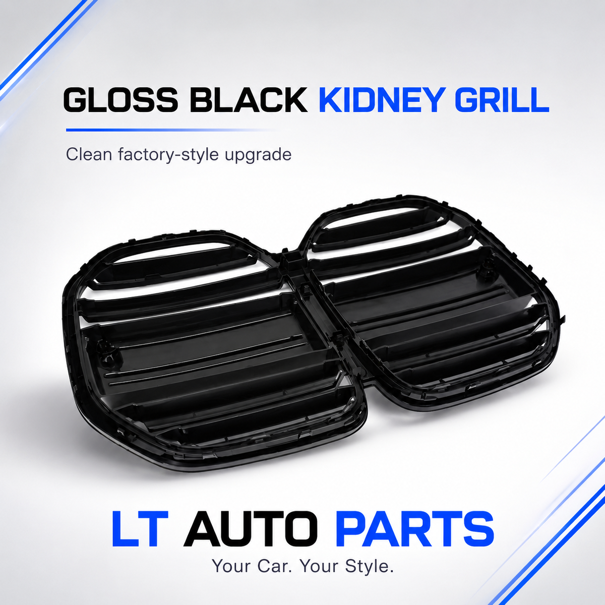 BMW 4 Series G22/G23 Gloss Black Racing Kidney Grill
