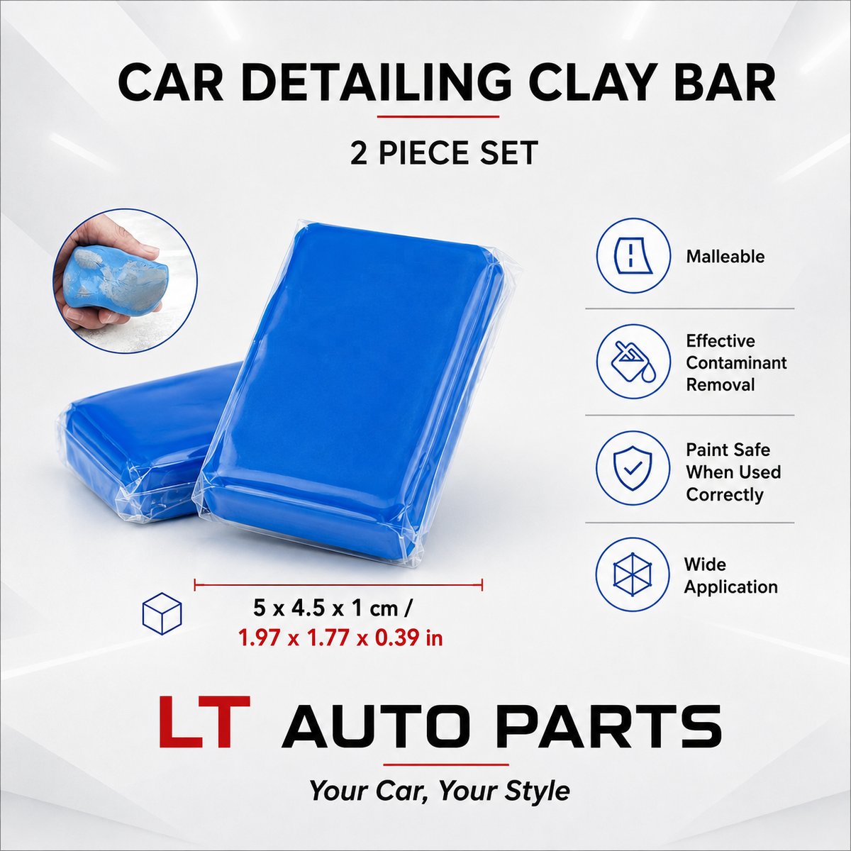 Car Clay Bar Cleaning Kit