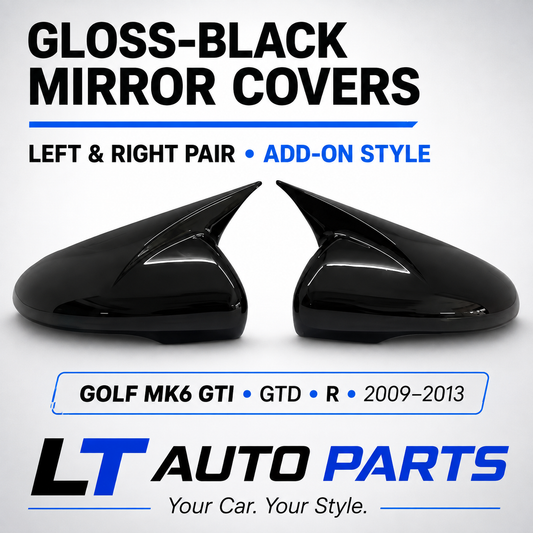 VW Golf 6 MK6 GTI/GTD/R Side Mirror Covers (Set of 2)