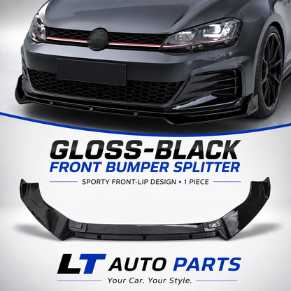 VW Golf 7/7.5 MK7/MK7.5 GTI, GTD, R & R-Line Front Bumper Splitter Lip