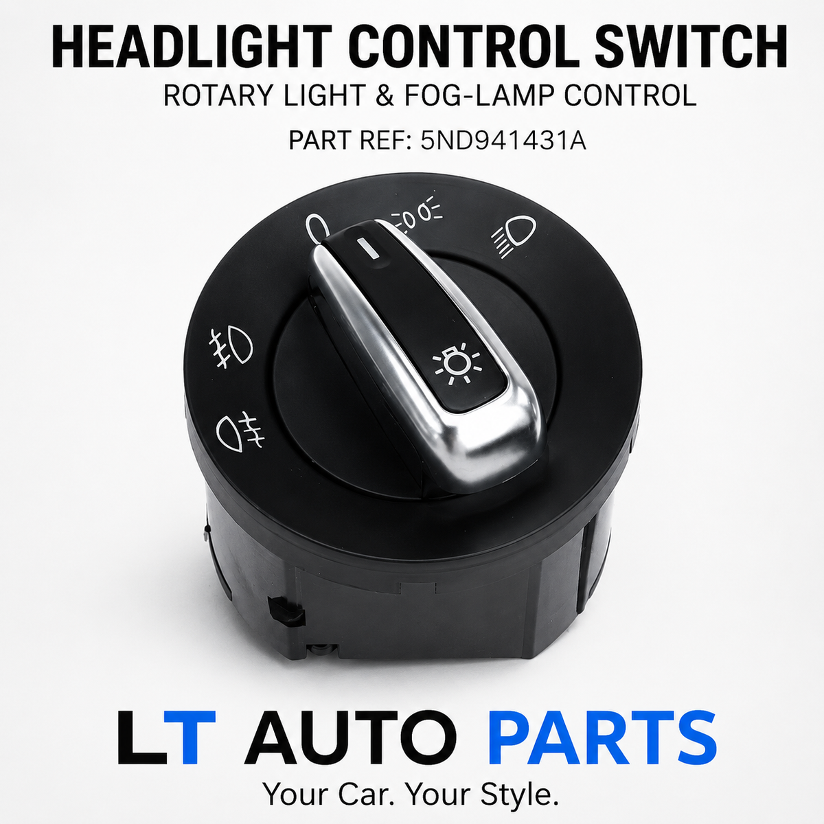VW Golf 5/6 GTI, Jetta, Tiguan Headlight Control Switch