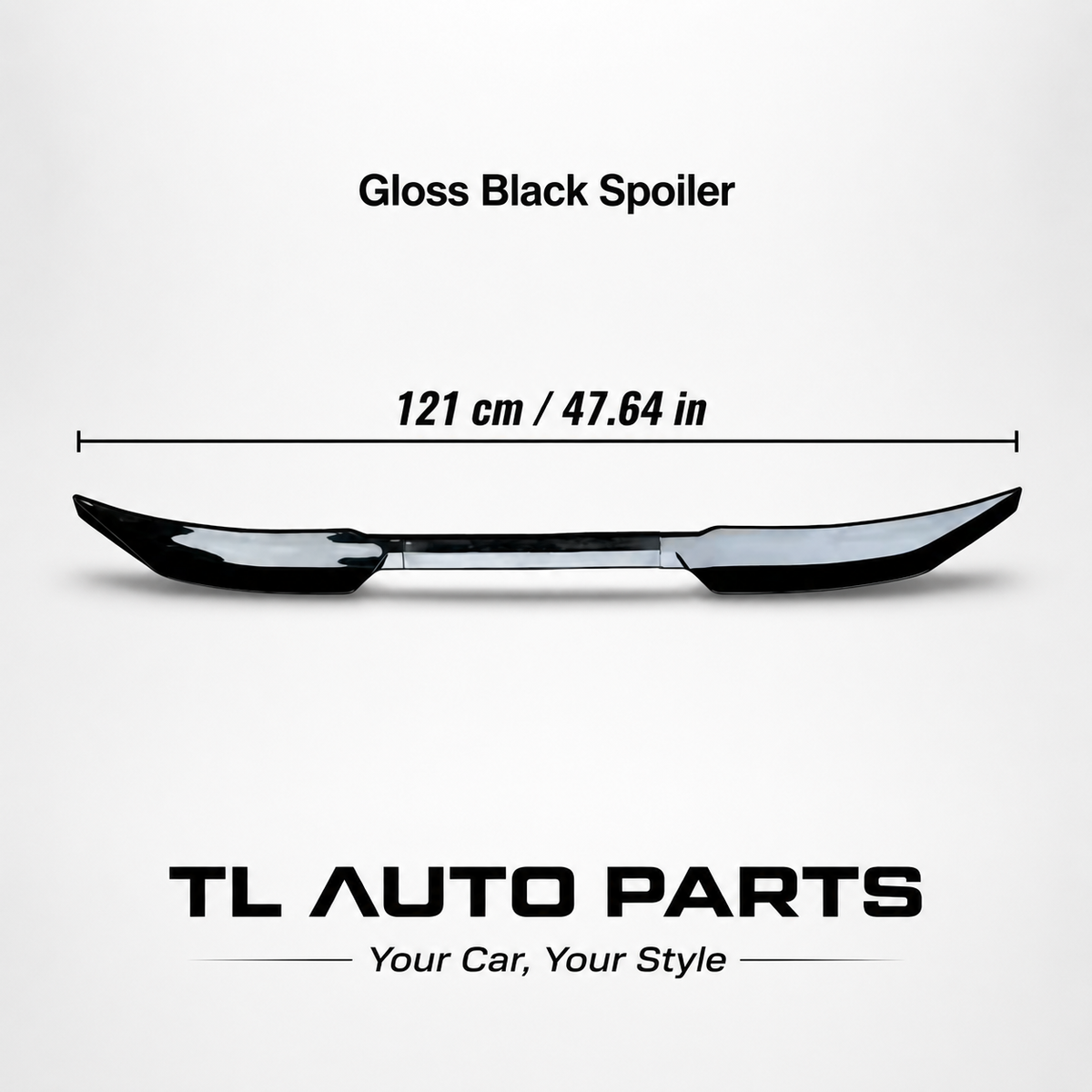 Audi A3/A4/A5/A6 Gloss Black High-Kick Ducktail Boot Spoiler
