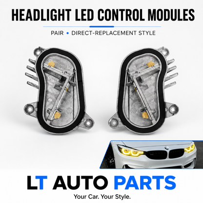 BMW M3/M4 F80/F32/F33/F36/F82 Adaptive LED Headlights with CSL-Style yellow Angel Eyes