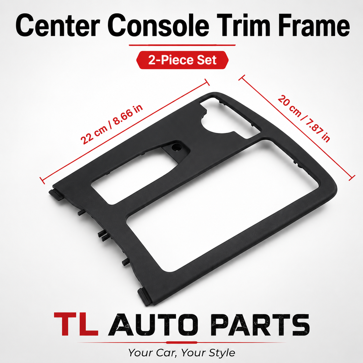 Mercedes-Benz W204/W212 Centre Console Cup Holder Roller Blind Cover – Set of 2