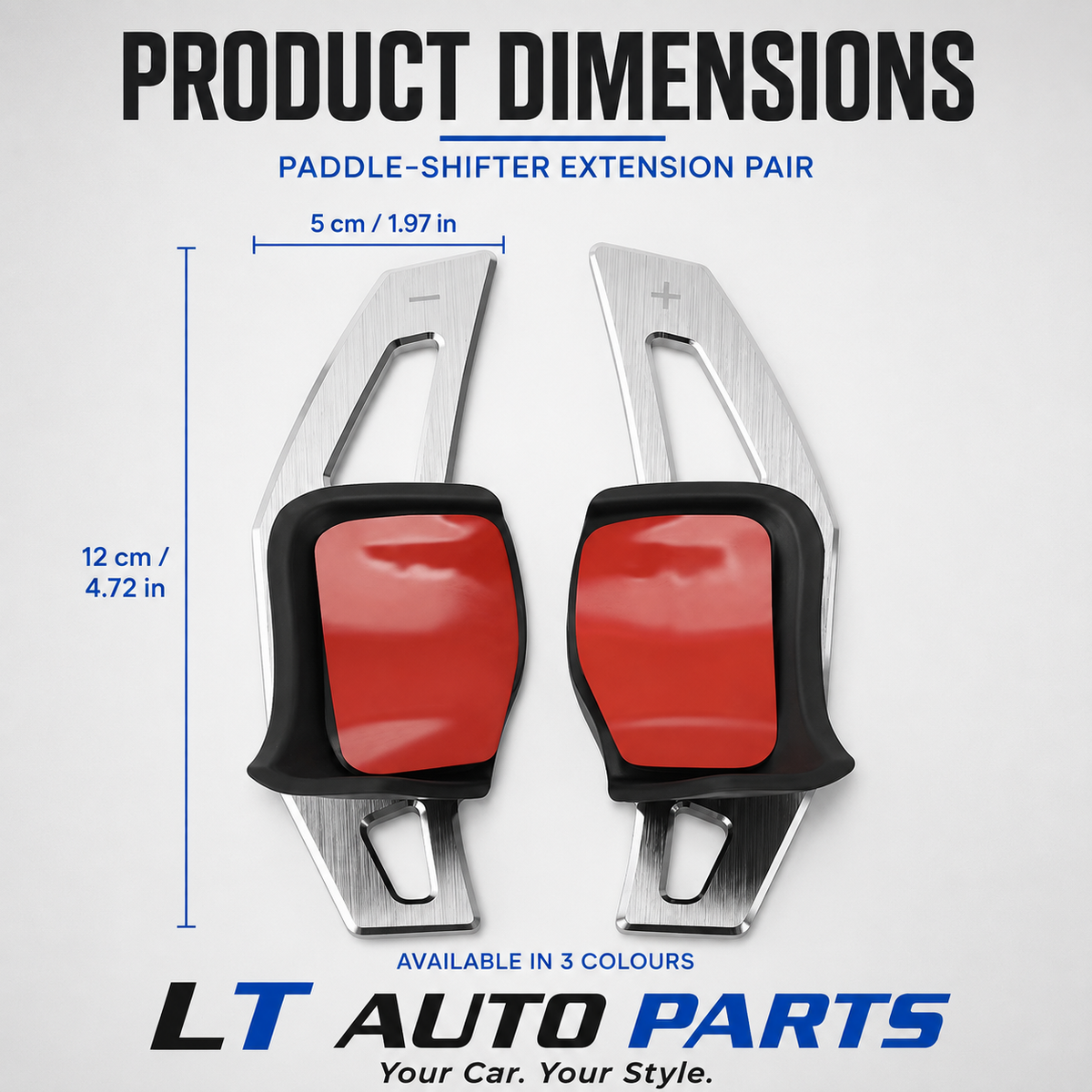 VW Golf 5/6 GTI/R, Jetta MK5, Passat B6/B7, CC, Polo, Tiguan & Seat Leon DSG Paddle Shift Extensions