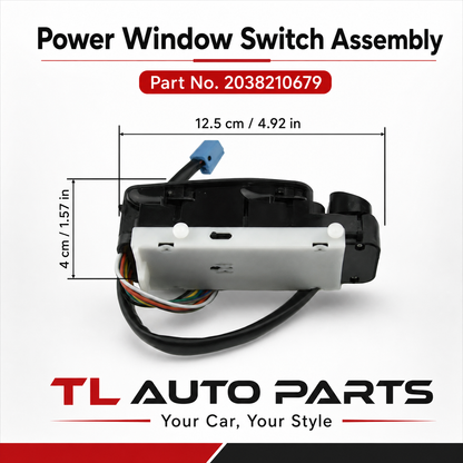 Mercedes-Benz C-Class W203/SL500 Front Power Window Control Switch
