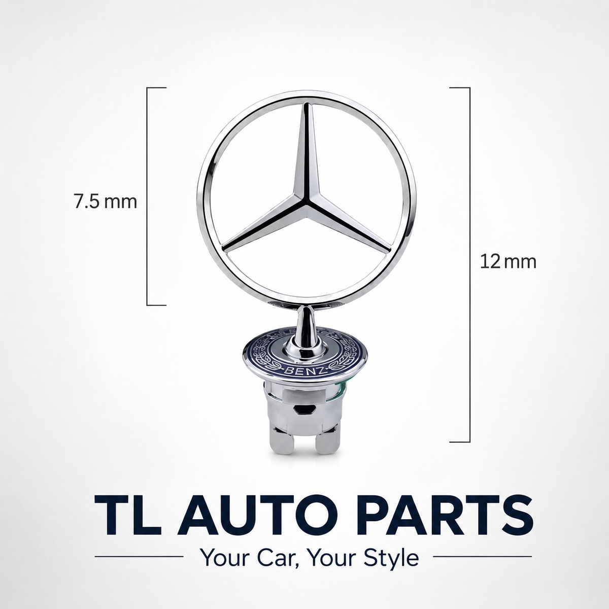 Mercedes-Benz AMG Bonnet Hood Emblem Badge