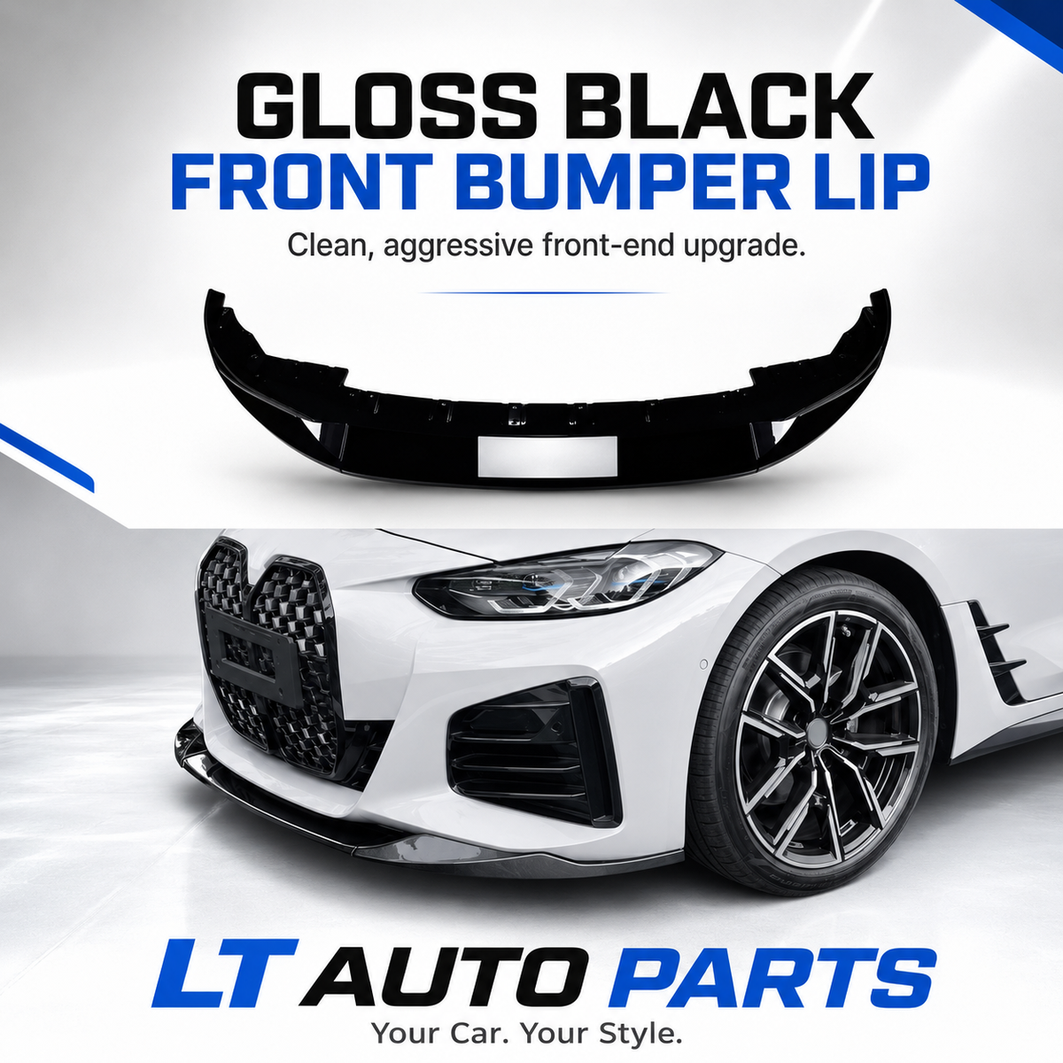 BMW 4 Series G24/G26 M Sport M440i/M50 Gran Coupe Front Bumper Lip