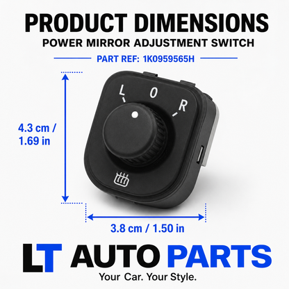 VW Golf 5/Jetta MK5/Passat Side Mirror Control Switch Knob