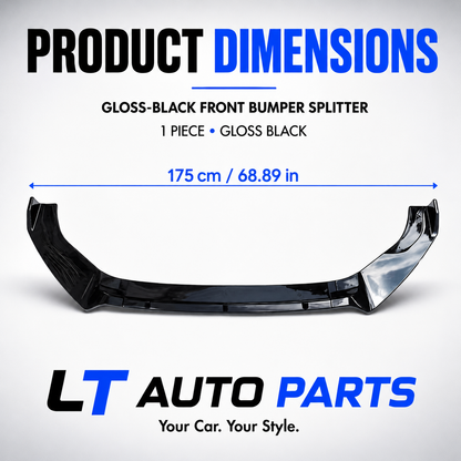 VW Golf 7/7.5 MK7/MK7.5 GTI, GTD, R & R-Line Front Bumper Splitter Lip