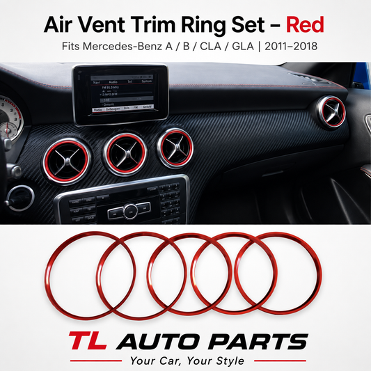 Mercedes-Benz Air Vent Ring Trim Set – 5-Piece