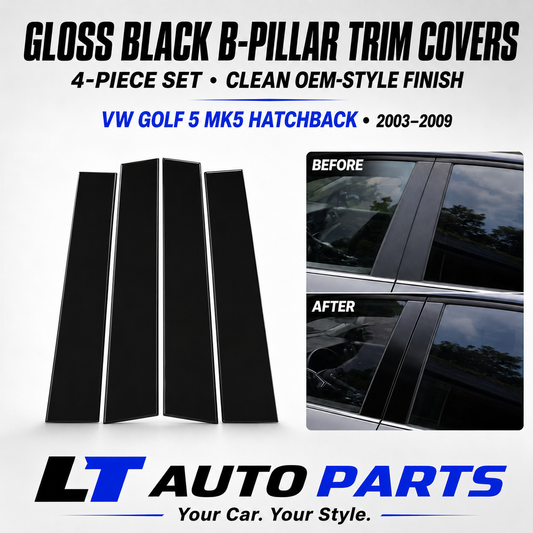 VW Golf MK5 Window Pillar Trim Covers